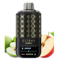 ELFBAR COMBO 25000 зелене яблуко-подвійний яблучний кальян